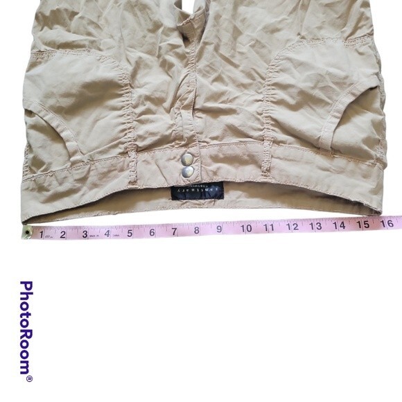 Sanctuary Tan Cargo Roll Up Cropped Pants - 29 - Picture 10 of 10